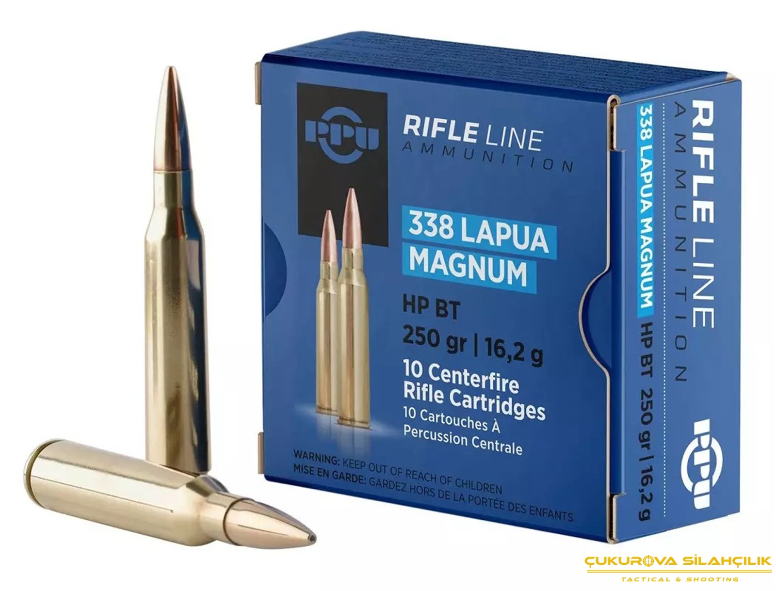 Partizan 338 Lapua Fmj. 250 Grn. 5231