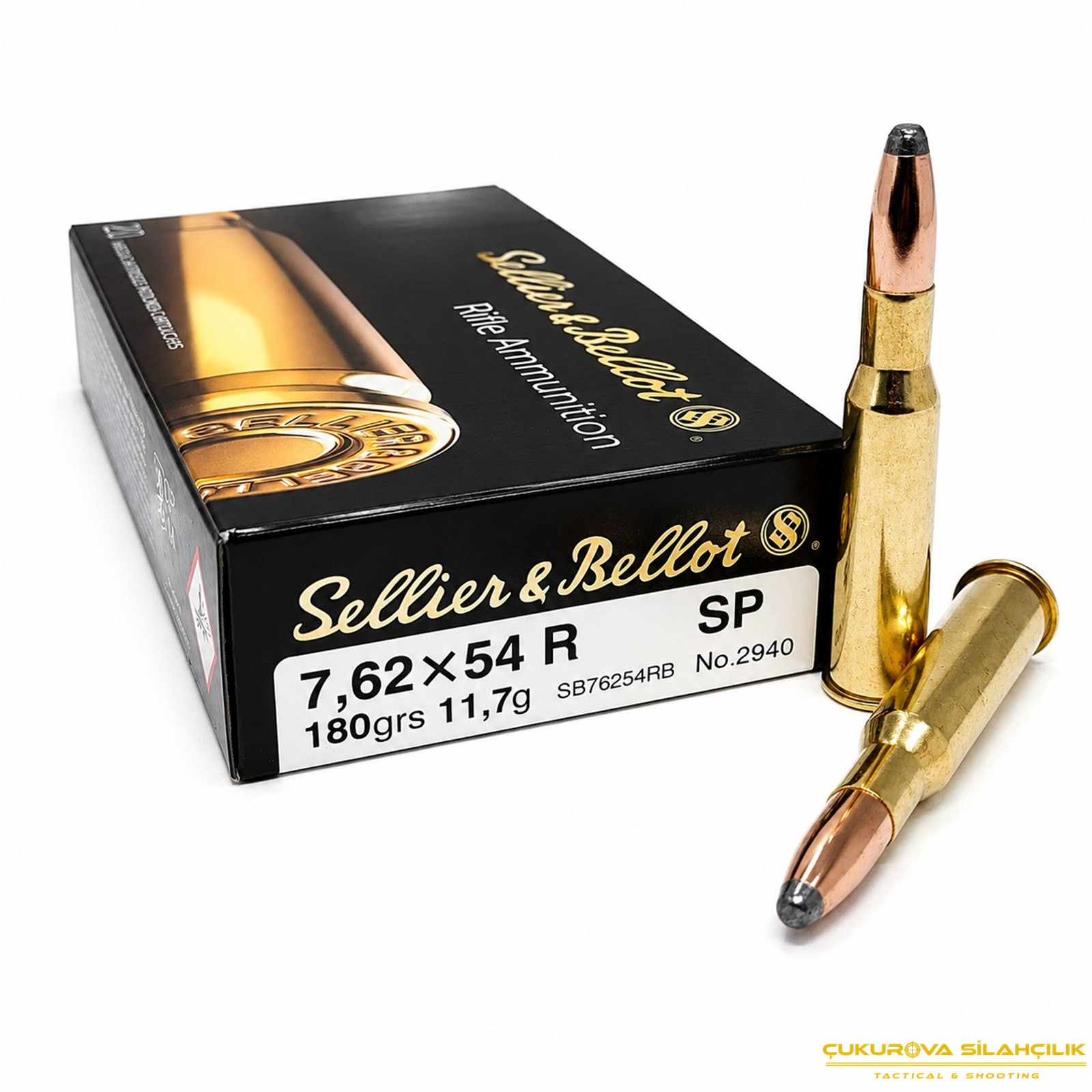 Sellier & Bellot 7.62 x 54 Rsp. 180 Grn. 5210