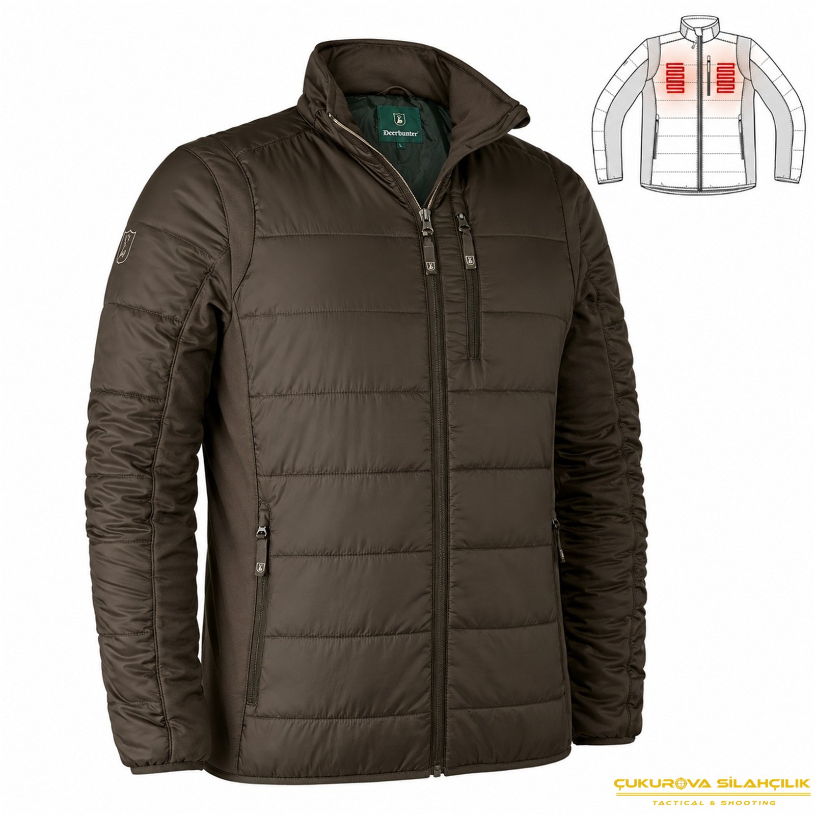 Deerhunter Heat Padded Kahverengi Mont