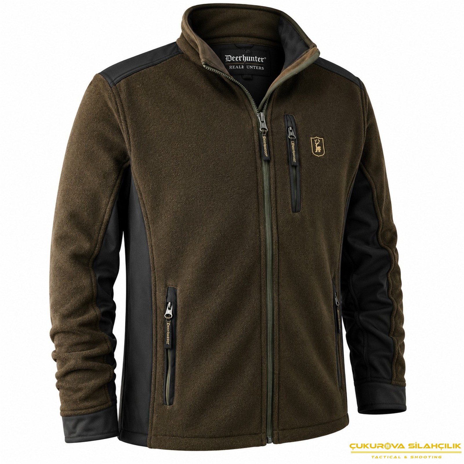 Deerhunter Muflon Zip-İn 376 Yeşil Polar Mont