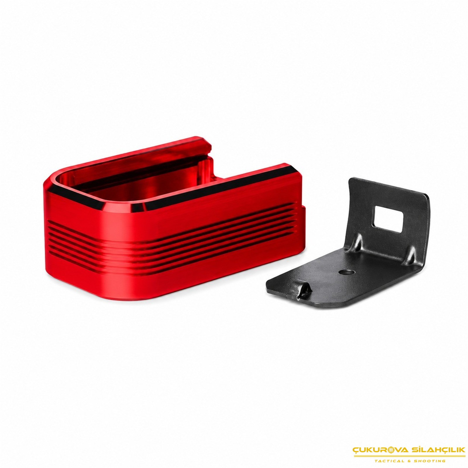 Mec-Gar Plus 2 Kırmızı Plastik Taban Set