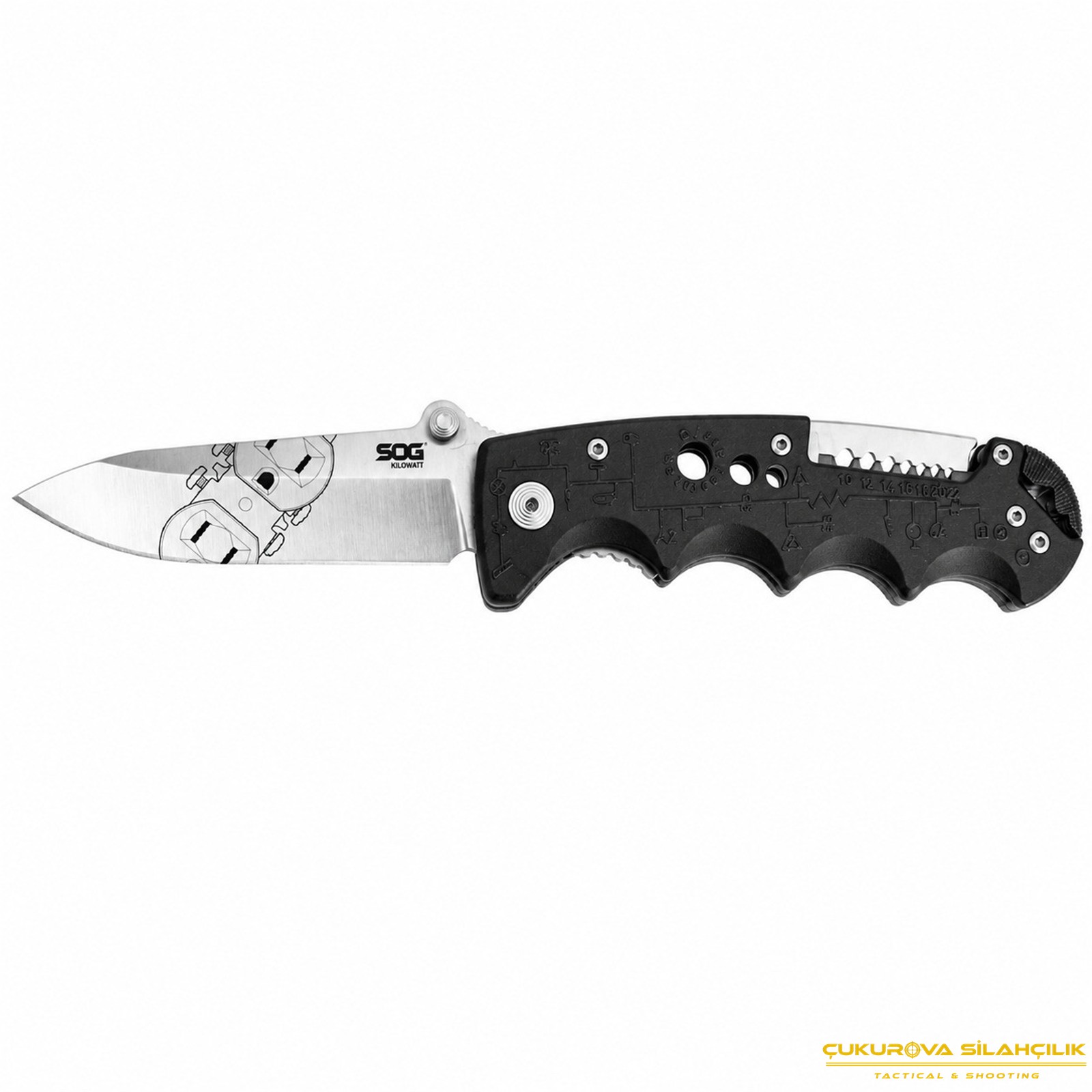 Sog EL-01 Kilowatt Kablo Sıyırıcılı Çakı