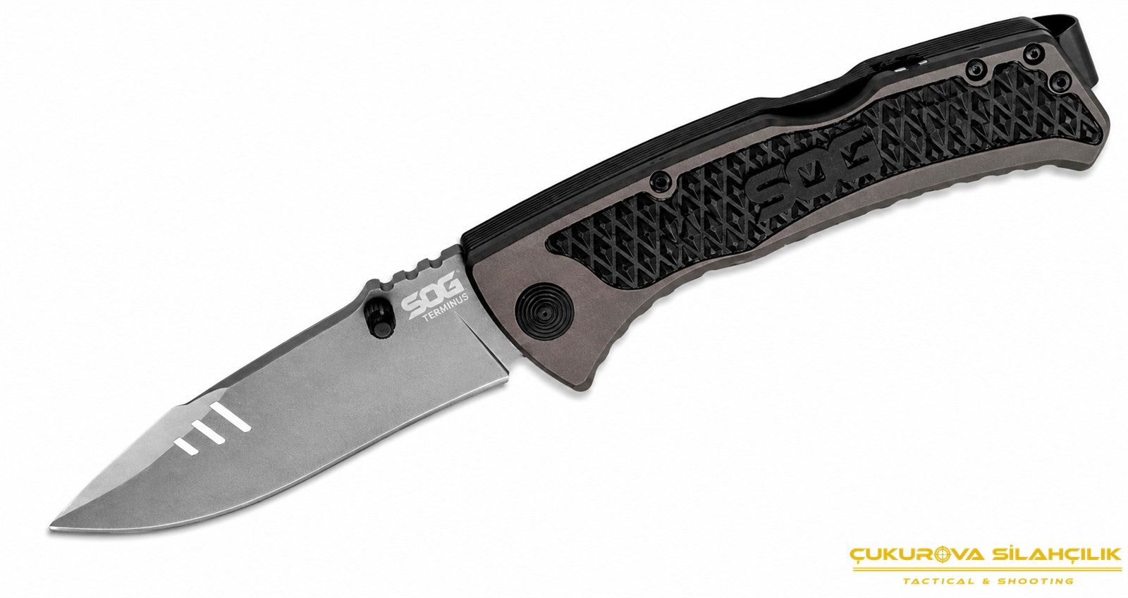 Sog Sideswipe Grey Tini Klipsli Bıçak