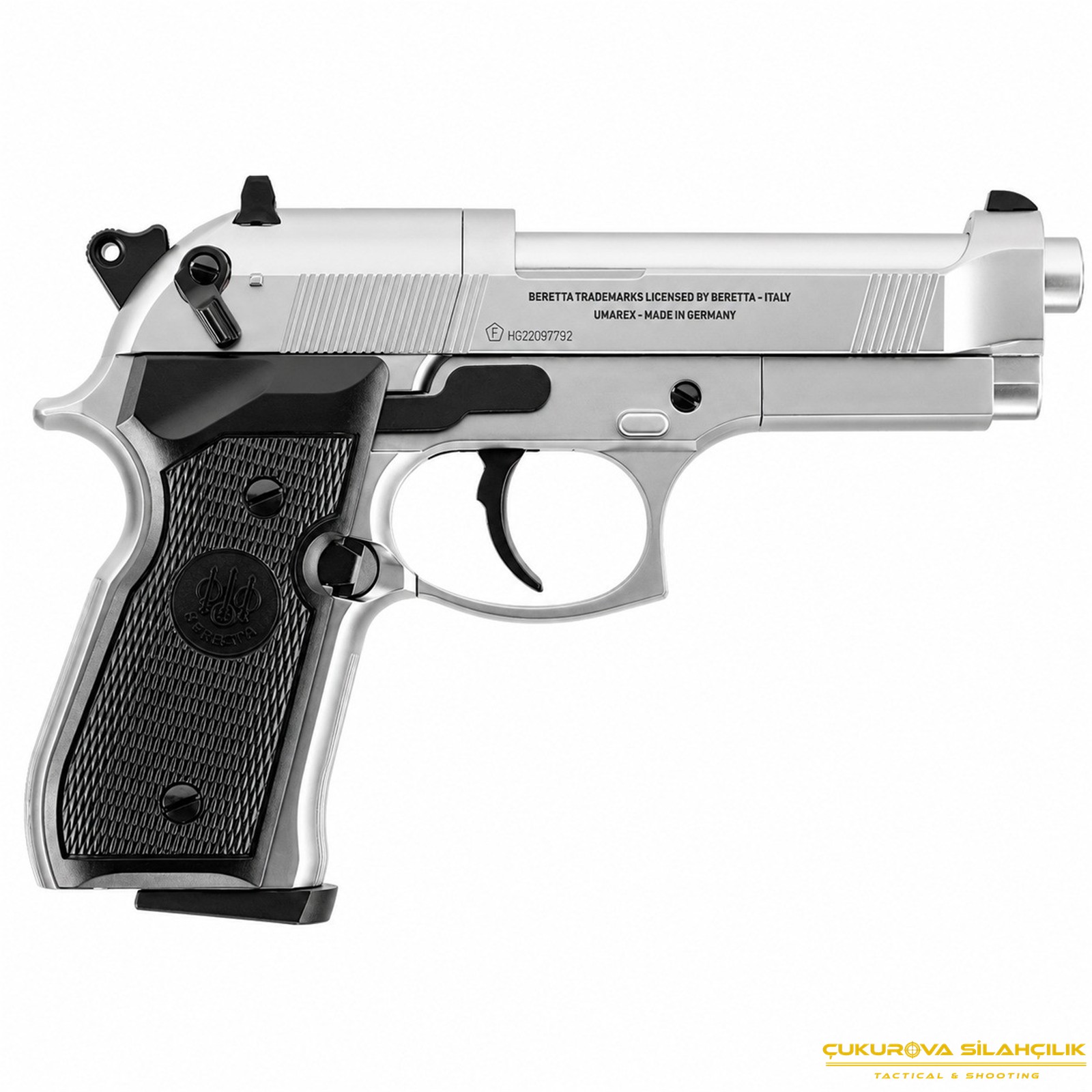 Umarex Beretta M92 FS 4.5 Mm. Nikel Havalı Tabanca