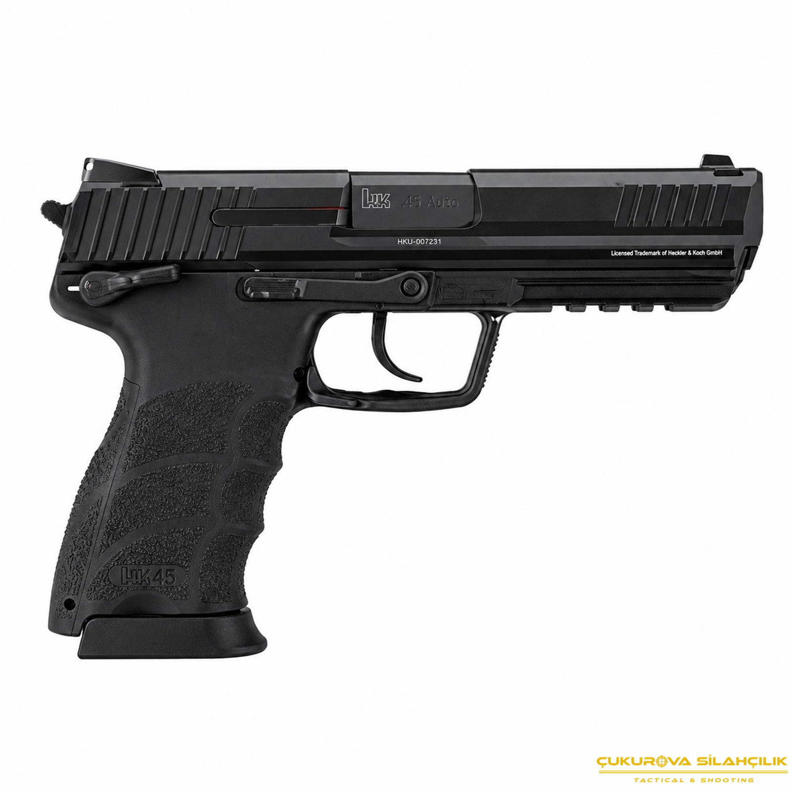 Umarex Heckler & Koch HK45 Green Gas 6 Mm. Blowback Siyah Airsoft Tabanca