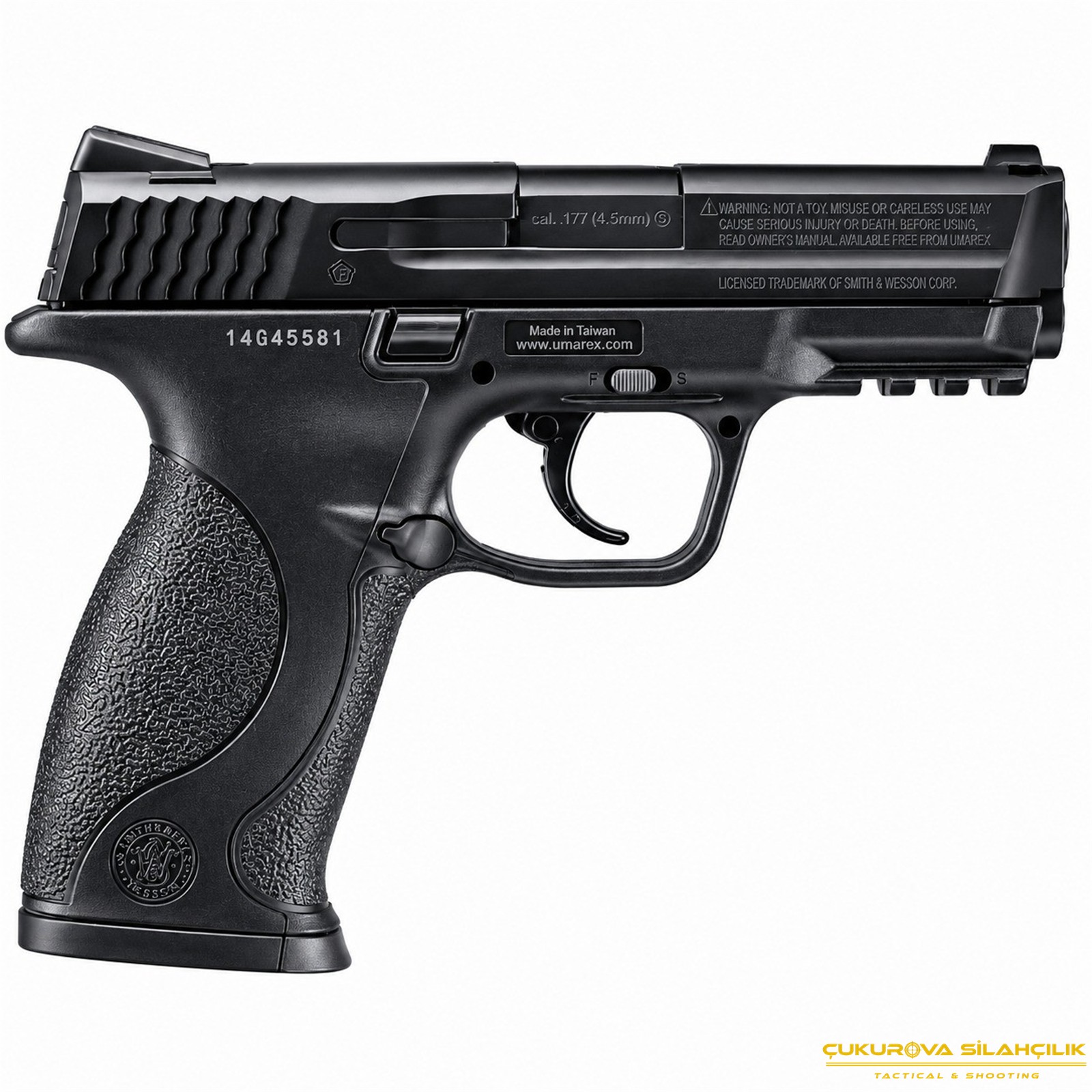 Umarex Smith & Wesson M&P 4.5 Mm. Co2 Siyah Havalı Tabanca