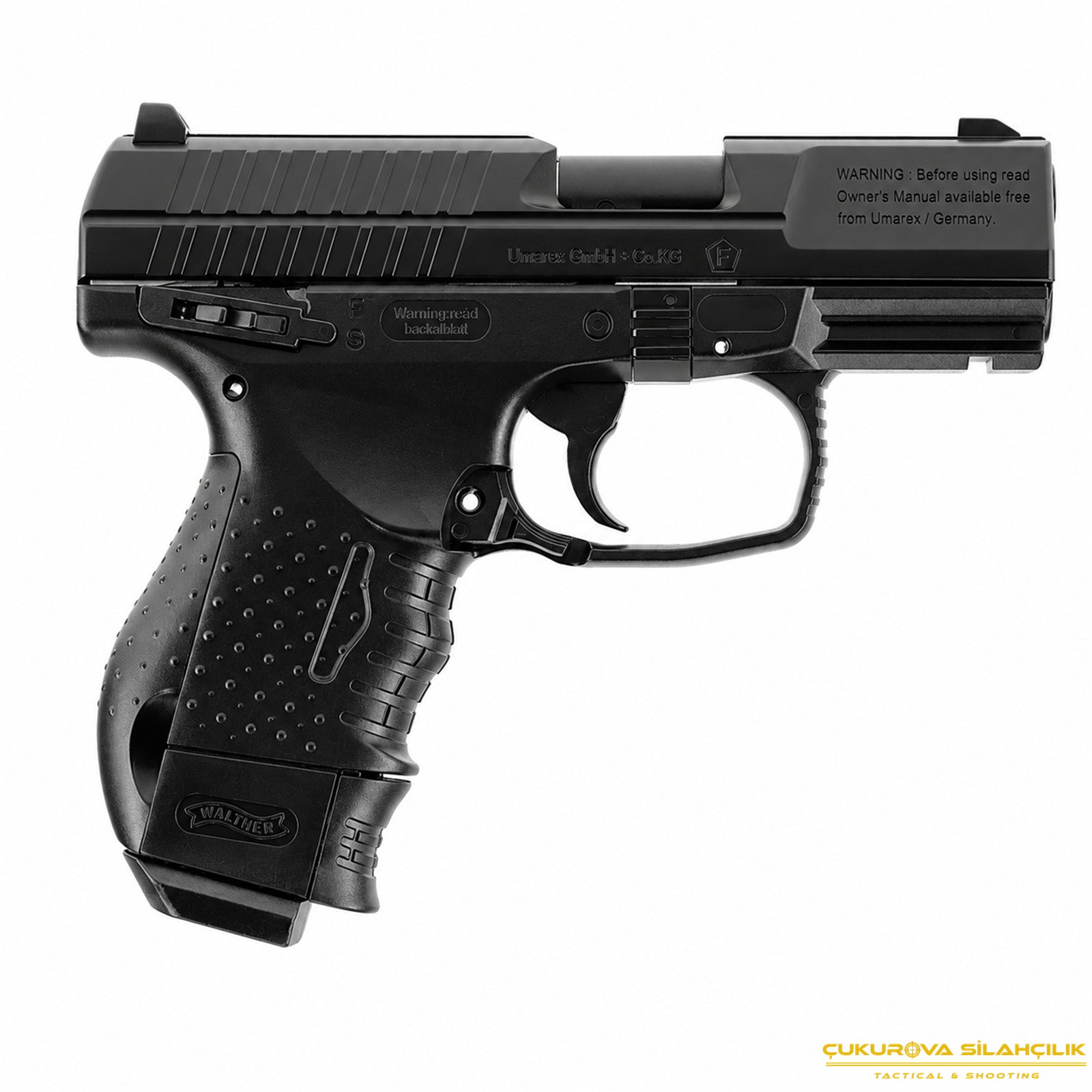 Umarex Walther CP99 Cmp. 4.5 Mm. Co2 Blowback Siyah Havalı Tabanca
