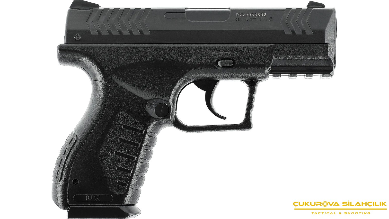 Umarex XBG 4.5 Mm. Co2 Siyah Havalı Tabanca