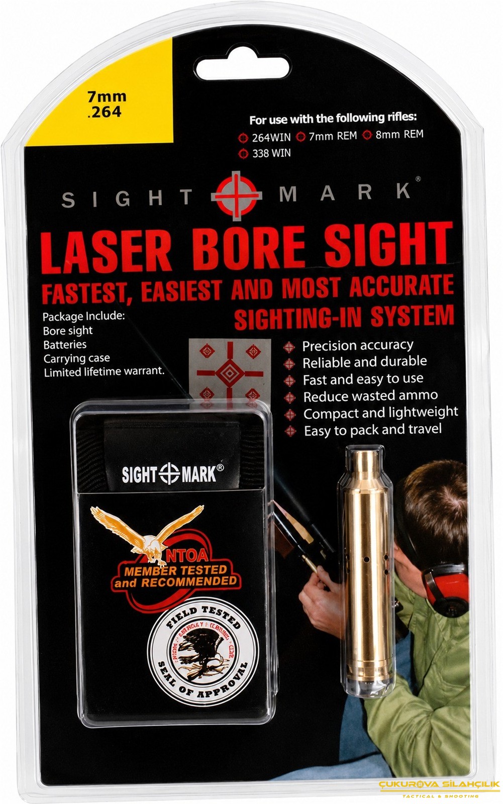 Sightmark 7 Mm. - .338 - .264 Boresight Dürbün Sıfırlayıcı