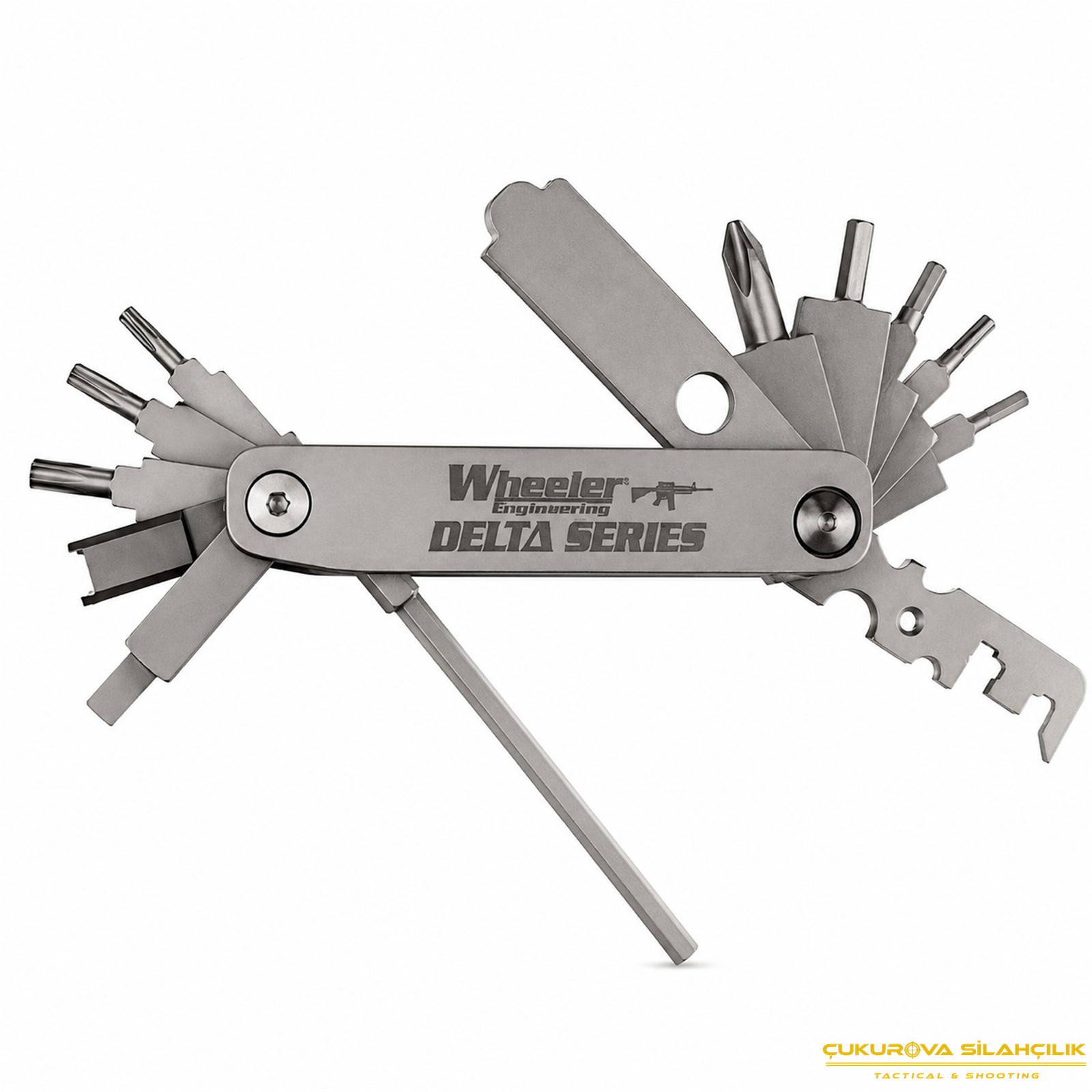 Wheeler Delta Series Compact AR Multi-Tool 23 Fonksiyonlu Katlanabilir Tüfek Bakım Aracı