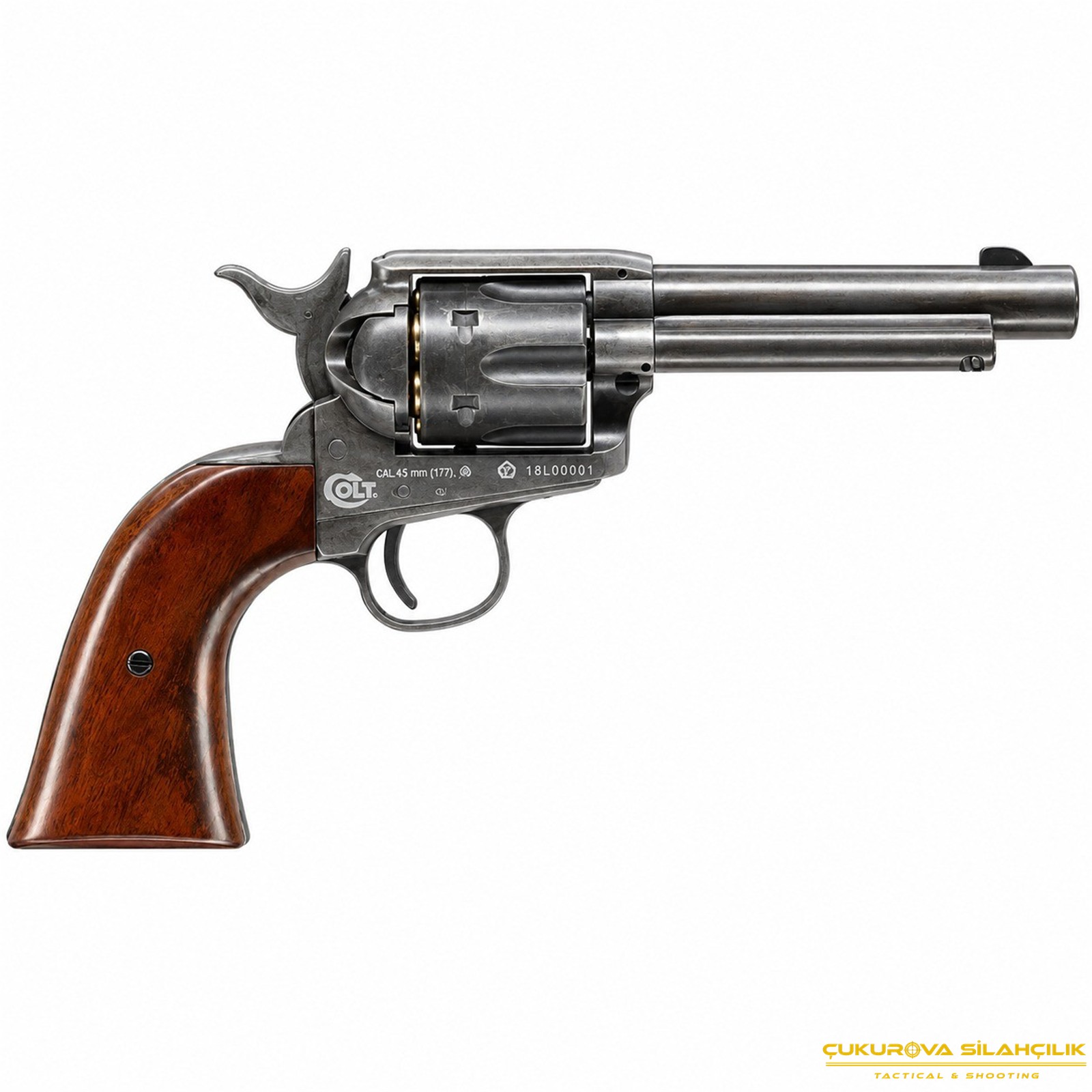 Umarex Colt.45 FM 5.5'' 4.5 Mm. Co2 Antik Havalı Tabanca