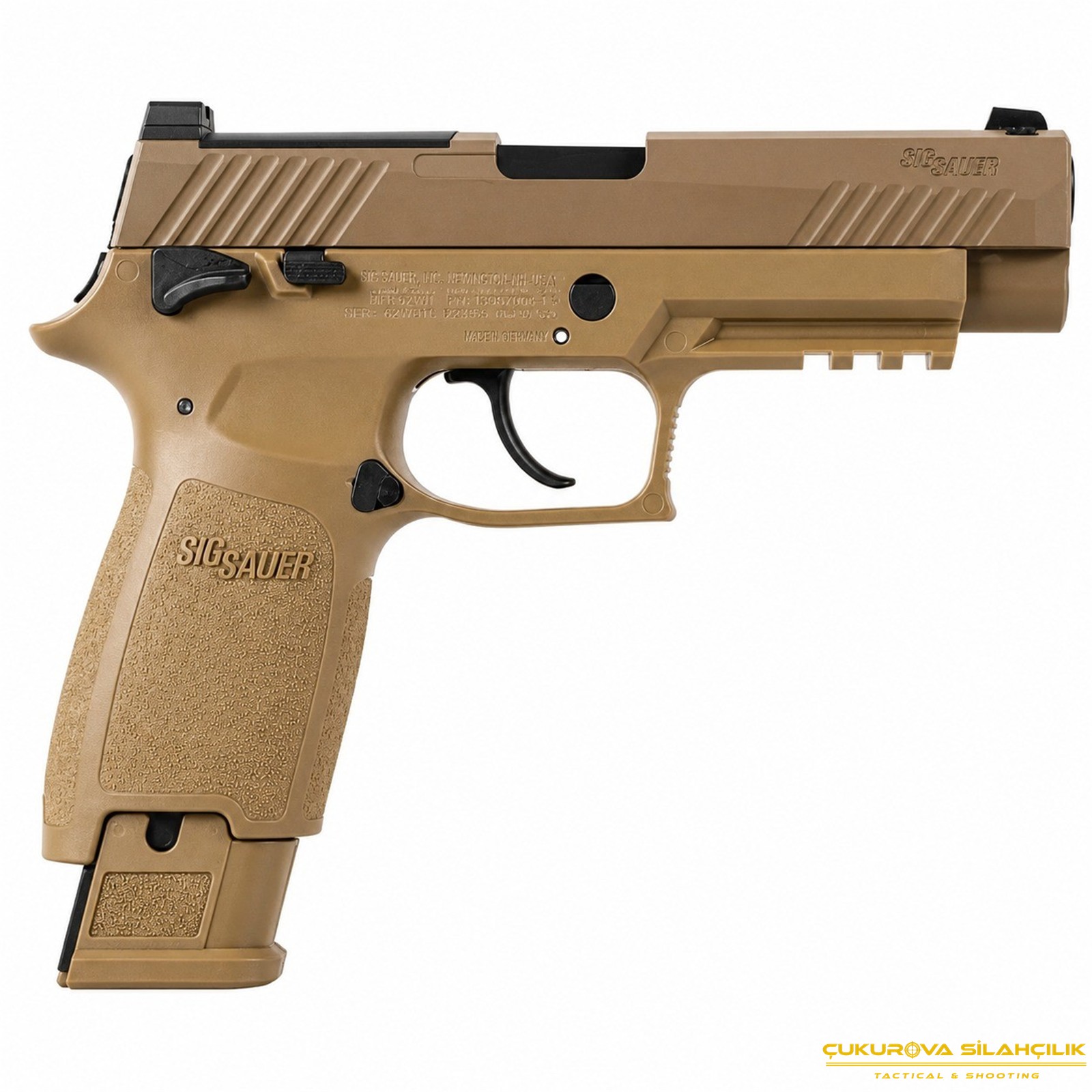 Sig Sauer P320 M17 Desert 6 Mm. Blowback Airsoft Tabanca Çöl