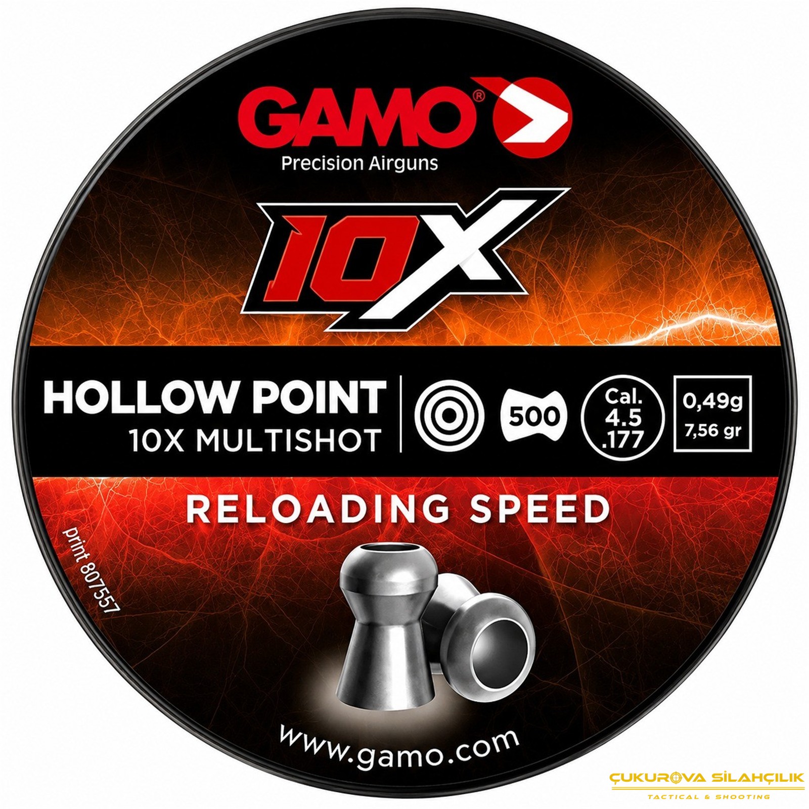 Gamo Hollow Point Havalı Saçma 4.5 Mm. 500 Adet