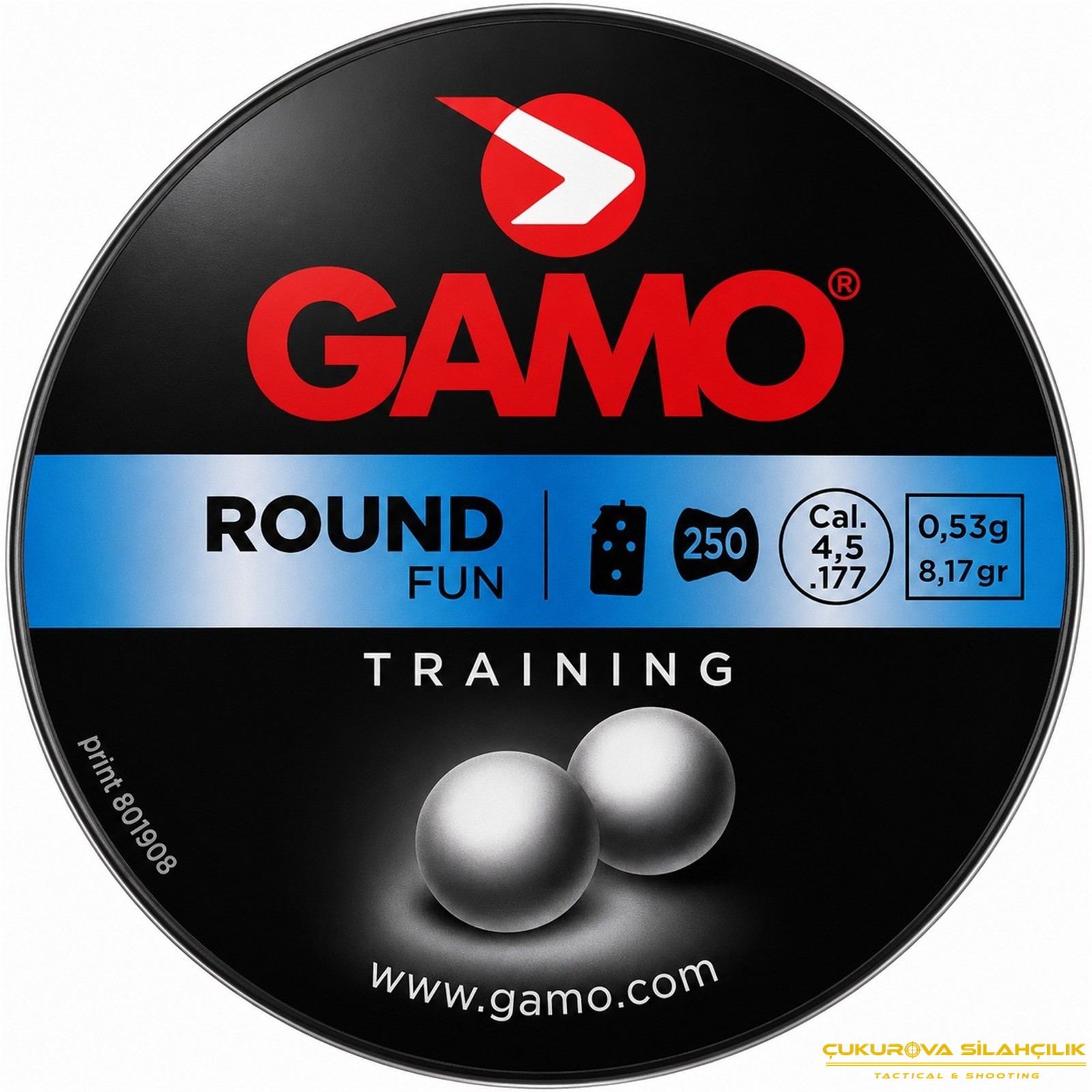 Gamo Round Havalı Saçma 4.5 Mm. 250 Adet