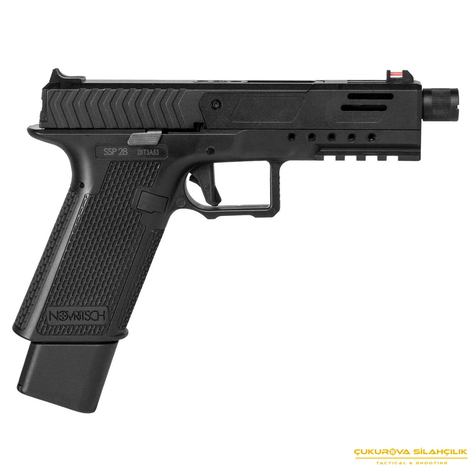 Novritsch SSP28 Split-Slide 6 Mm. GBB Siyah Airsoft Tabanca