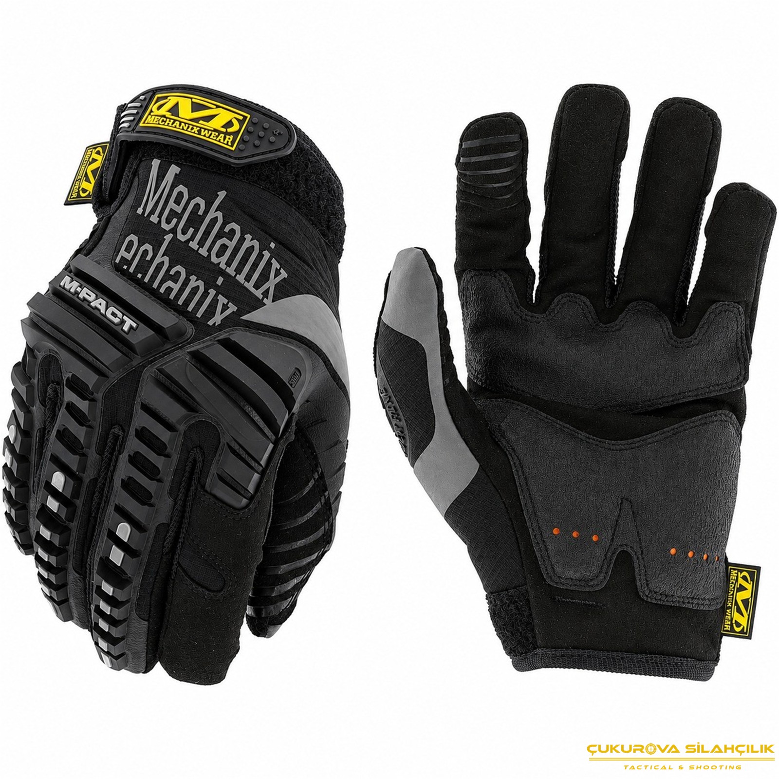 Mechanix Wear Mpt-58 011 M-Pact Gloves Korumalı Eldiven Siyah - Gri
