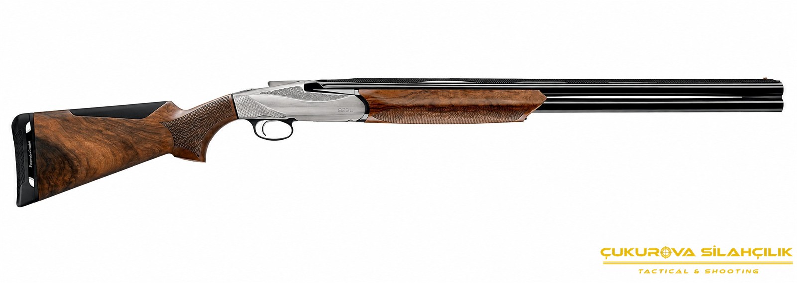 Benelli 828 U Silver Auto Safety 12 Ga Süperpoze Tüfek
