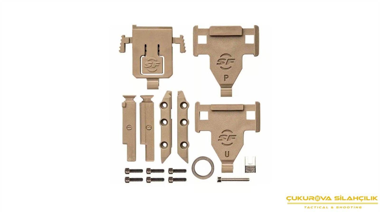 SureFire Z89 X300U-A Mount Parts Kit Spare Parts & Mounting Kit for SureFire X300 A-Series Handgun WeaponLights Tan