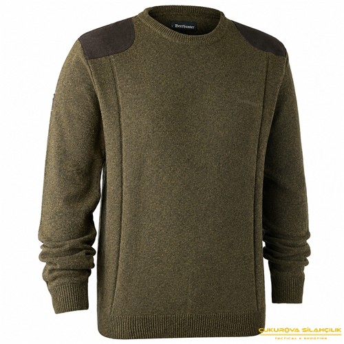 Deerhunter Sheffield Knit Yeşil Kazak