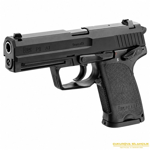 Umarex Heckler & Koch P8 A1 6 Mm. Green Gas Blowback Siyah Airsoft Tabanca