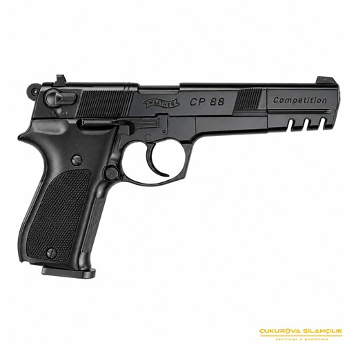 Umarex Walther CP88 Competition 4.5 Mm. Co2 Blowback Siyah Havalı Tabanca