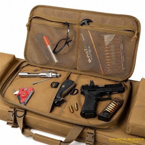 Savior Urban Warfare Çift Kapasiteli Tüfek Çantası 46" Toprak