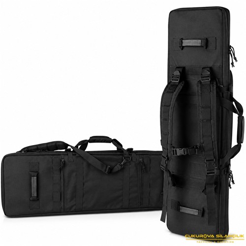 Savior Urban Warfare Çift Kapasiteli Tüfek Çantası 51" Siyah