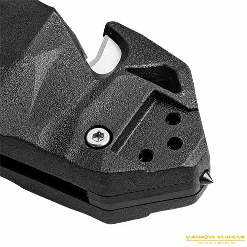 TB Outdoor CAC S200 PA6 Saplı Plain Edge Çakı Siyah