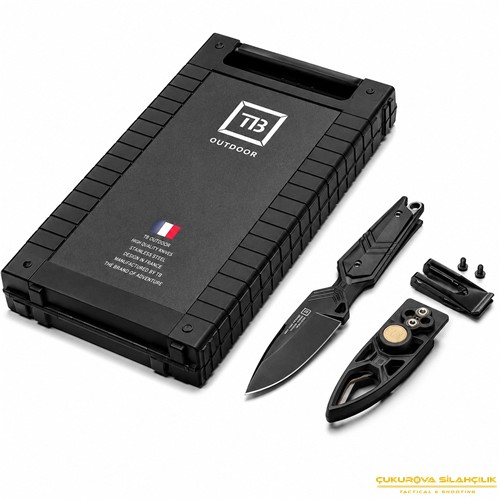 TB Outdoor Impact 127 G10 Saplı Paslanmaz Çelik Bıçak Siyah