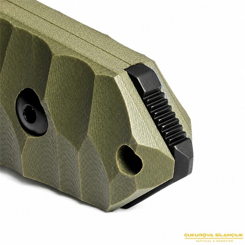 TB Outdoor Maraudeur G10 Saplı Plain Edge Bıçak Haki