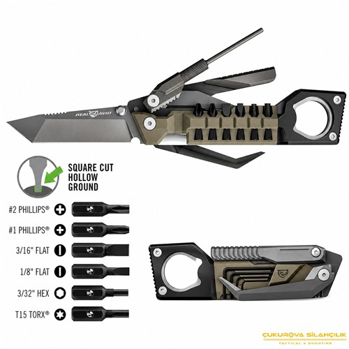 Real Avid The Pistol Tool Tactical Handgun Tabanca Çok Amaçlı Alet Seti