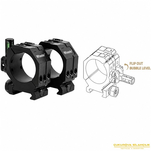 Wheeler 30 Mm. Alçak Profil Picatinny 2 Parça Seviye Göstergeli Düşük Dürbün Ayağı
