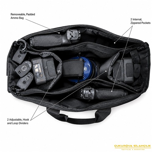 Smith & Wesson Officer Tactical Rangebag Taktik Tabanca Çantası Siyah