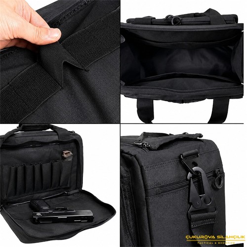 Smith & Wesson Recruit Tactical Range Bag Taktik Tabanca Çantası Siyah