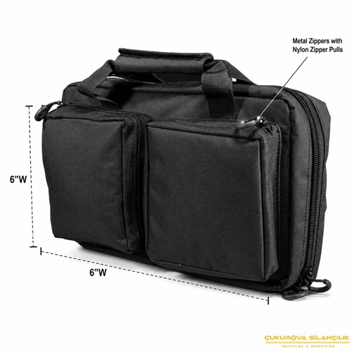 Smith & Wesson Pro Tac Double Handgun Case Taktik Tabanca Çantası Siyah