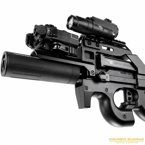 Novritsch SSR90 SMG P90 AEG Airsoft Tüfek Siyah