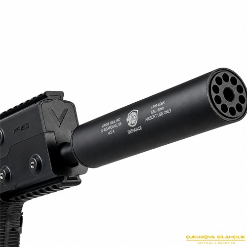 Krytac Kriss Vector SMG Mock Susturuculu Siyah AEG Airsoft Tüfeği