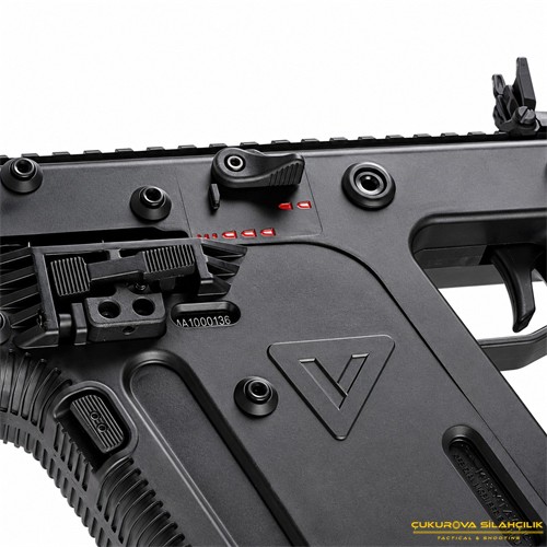 Krytac Kriss Vector SMG Mock Susturuculu Siyah AEG Airsoft Tüfeği