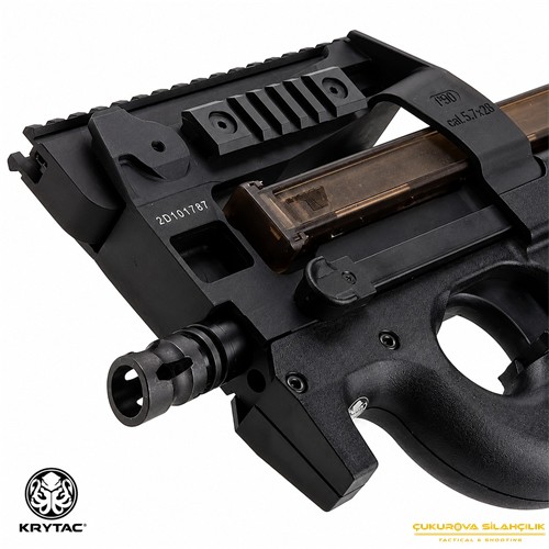 Krytac P90 SMG EMG FN Siyah AEG Airsoft Tüfeği