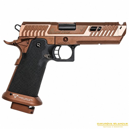EMG Taran Tactical Innovations Lisanslı Sand Viper 2011 Hi-Capa John Wick 4 GBB Airsoft Tabanca