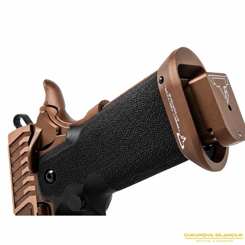 EMG Taran Tactical Innovations Lisanslı Sand Viper 2011 Hi-Capa John Wick 4 GBB Airsoft Tabanca