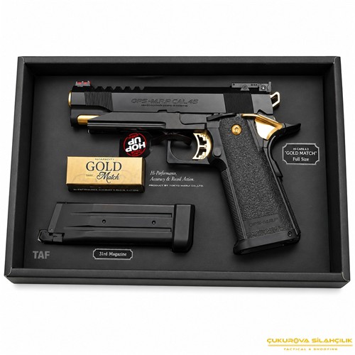 Tokyo Marui Gold Match HI-CAPA 5.1 GBB Airsoft Tabanca