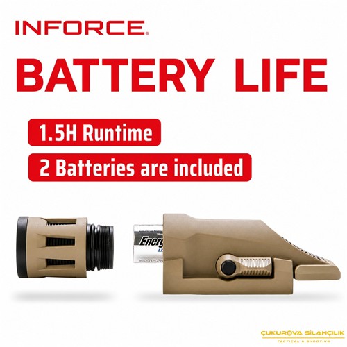Inforce WML DE Gen2 400 Lümen Taktik Tüfek Feneri Çöl