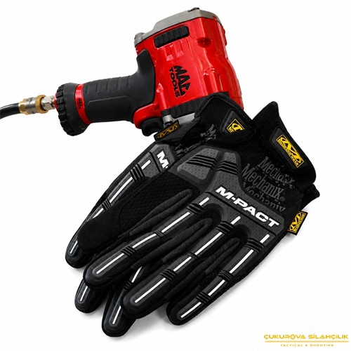 Mechanix Wear M-Pact Open Cuff Eldiven Siyah - Gri
