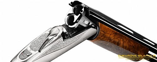 Benelli 828 U Silver Auto Safety 12 Ga Süperpoze Tüfek