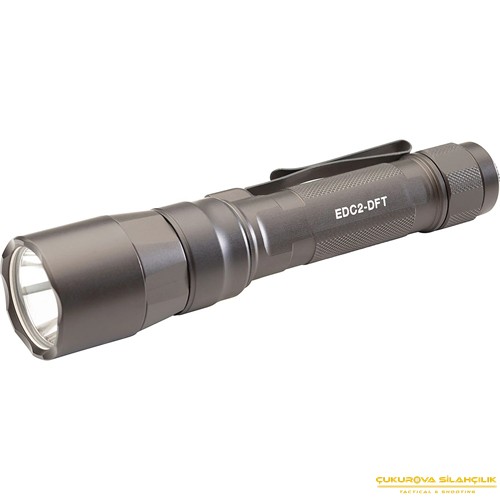 SureFire EDC2-DFT Turbo Turbo Series Everyday Carry Flashlight Gray