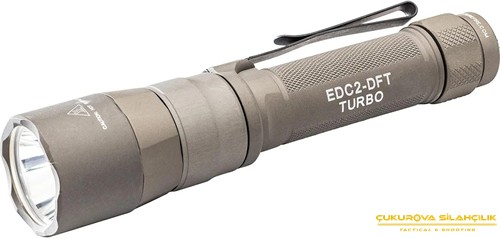 SureFire EDC2-DFT Turbo Turbo Series Everyday Carry Flashlight Tan