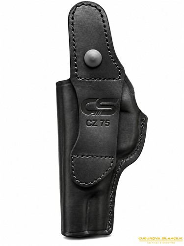CS Maşalı Belt CZ 75 Tabanca Kılıfı Siyah