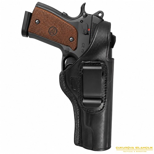 CS Maşalı Belt CZ 75 Tabanca Kılıfı Siyah