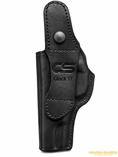 CS Maşalı Belt Glock 17 Tabanca Kılıfı Siyah